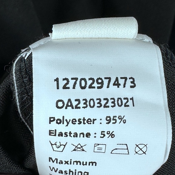 Women's Asymmetrical Neck Line Solid Dress w/ Side Split - Picture 8 of 9